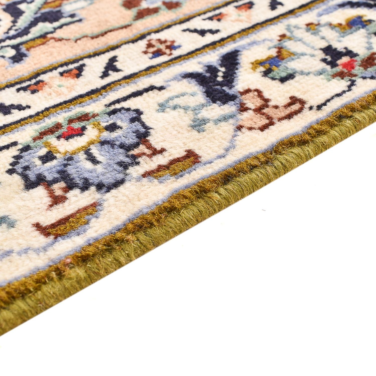 Tapis persan - Keshan - 349 x 241 cm - beige clair