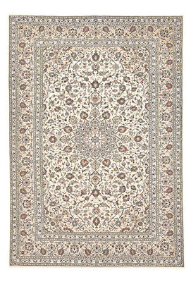 Tapis persan - Keshan - 356 x 242 cm - beige clair