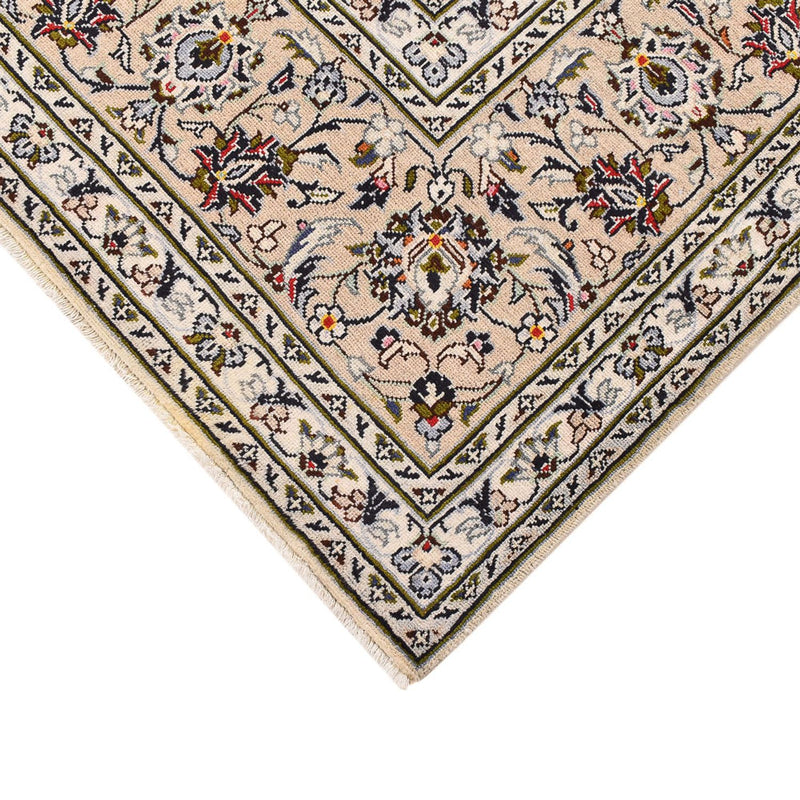 Tapis persan - Keshan - 356 x 242 cm - beige clair