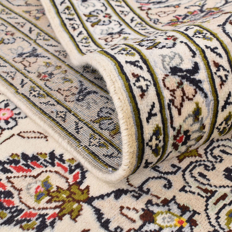 Tapis persan - Keshan - 356 x 242 cm - beige clair