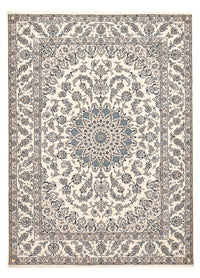 Tapis persan - Nain - 342 x 243 cm - beige clair