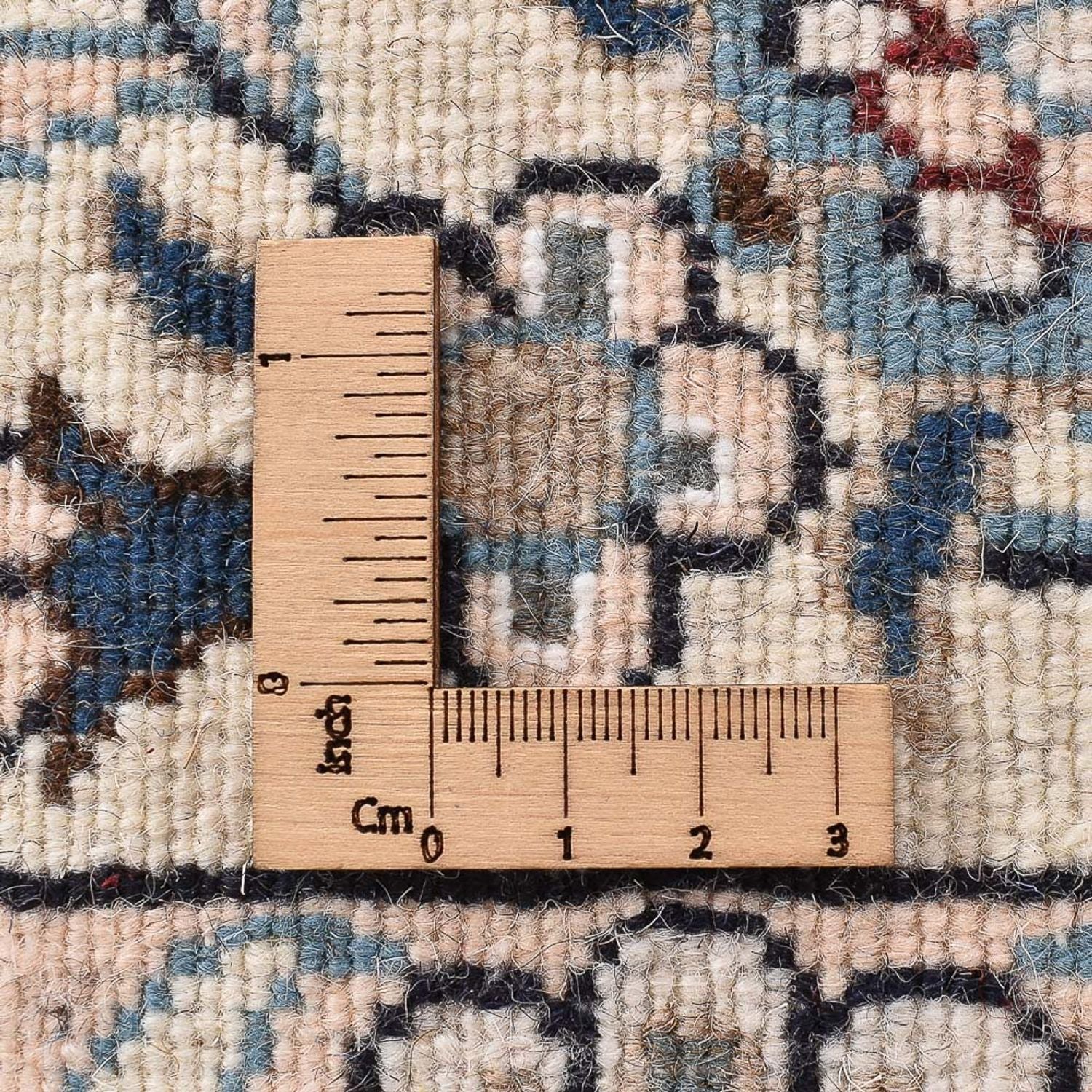 Tapis persan - Nain - 347 x 243 cm - beige clair