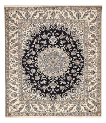 Tapis persan - Nain - 290 x 243 cm - bleu foncé