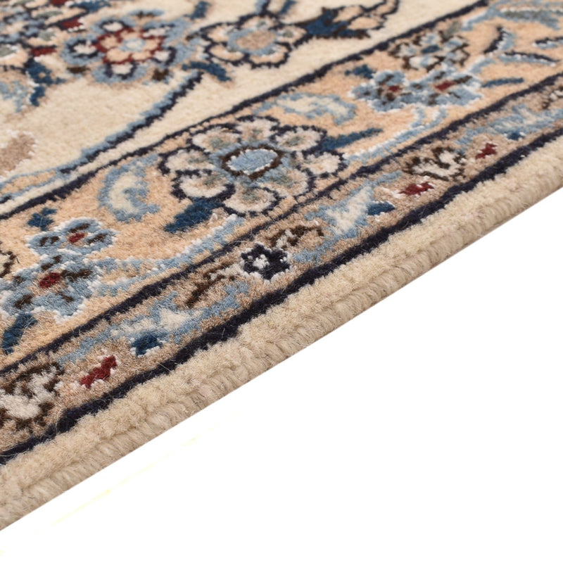 Tapis persan - Nain - 290 x 243 cm - bleu foncé