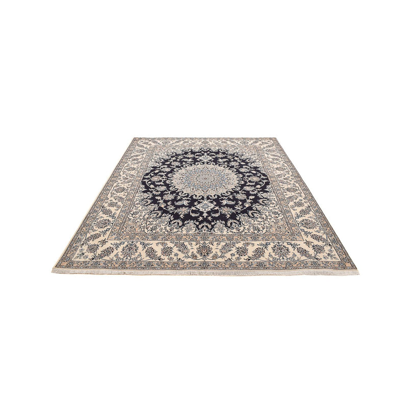 Tapis persan - Nain - 290 x 243 cm - bleu foncé