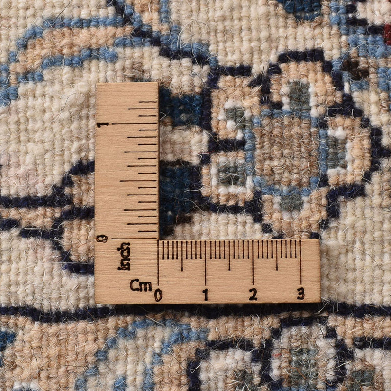 Tapis persan - Nain - 290 x 243 cm - bleu foncé