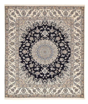 Tapis persan - Nain - 292 x 243 cm - bleu foncé