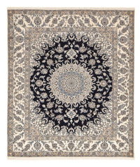Tapis persan - Nain - 292 x 243 cm - bleu foncé