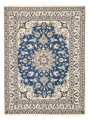 Tapis persan - Nain - 205 x 150 cm - bleu