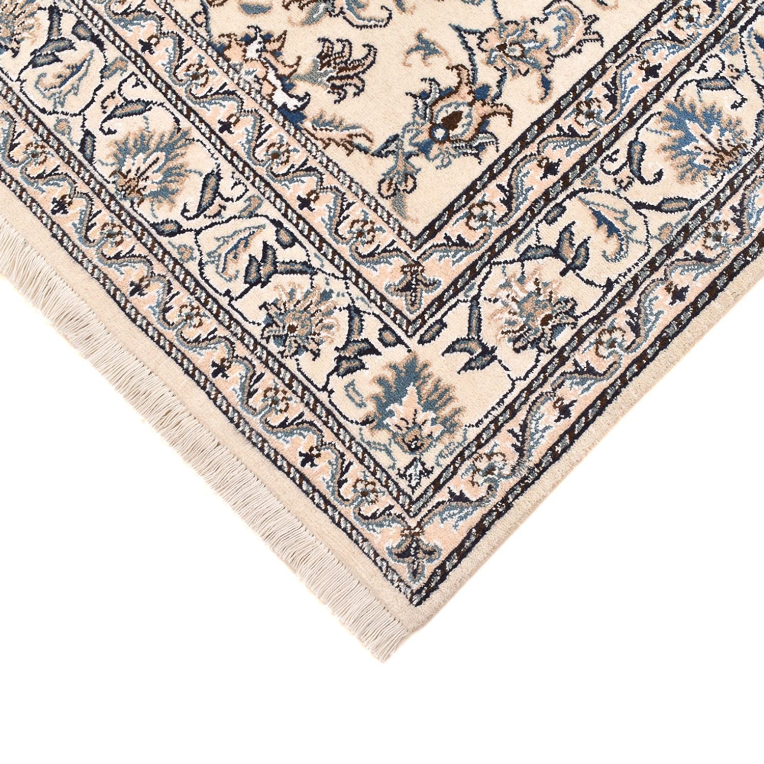 Tapis persan - Nain - 198 x 147 cm - beige clair