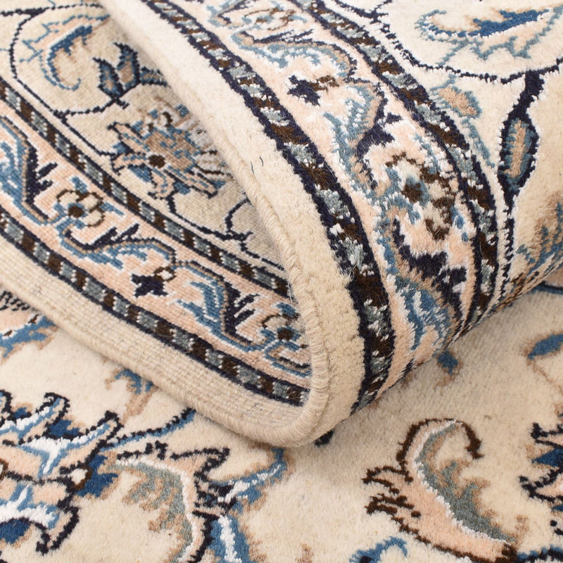 Tapis persan - Nain - 198 x 147 cm - beige clair