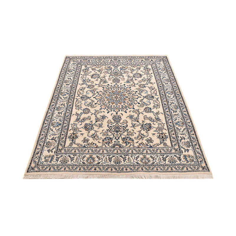Tapis persan - Nain - 198 x 147 cm - beige clair