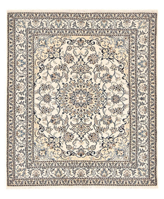 Tapis persan - Nain - 198 x 152 cm - beige clair