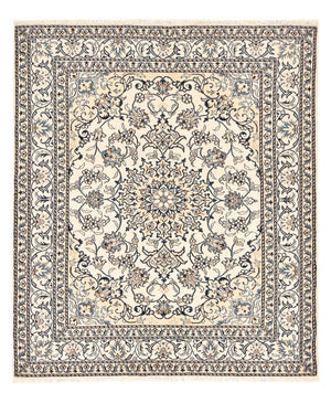 Tapis persan - Nain - 198 x 152 cm - beige clair