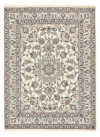 Tapis persan - Nain - 197 x 147 cm - beige clair