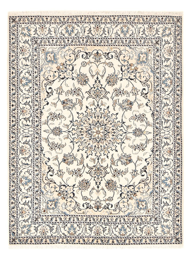 Tapis persan - Nain - 209 x 146 cm - beige clair