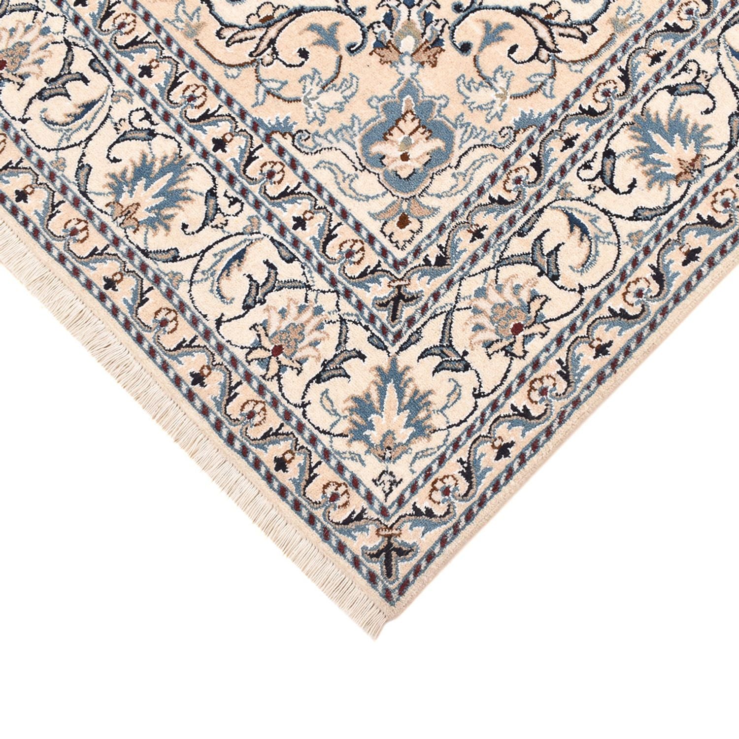 Tapis persan - Nain - 209 x 146 cm - beige clair