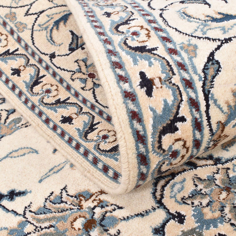 Tapis persan - Nain - 209 x 146 cm - beige clair