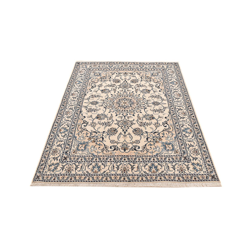 Tapis persan - Nain - 209 x 146 cm - beige clair