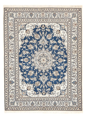 Tapis persan - Nain - 200 x 146 cm - bleu clair