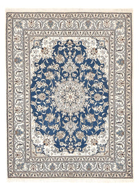 Tapis persan - Nain - 200 x 146 cm - bleu clair