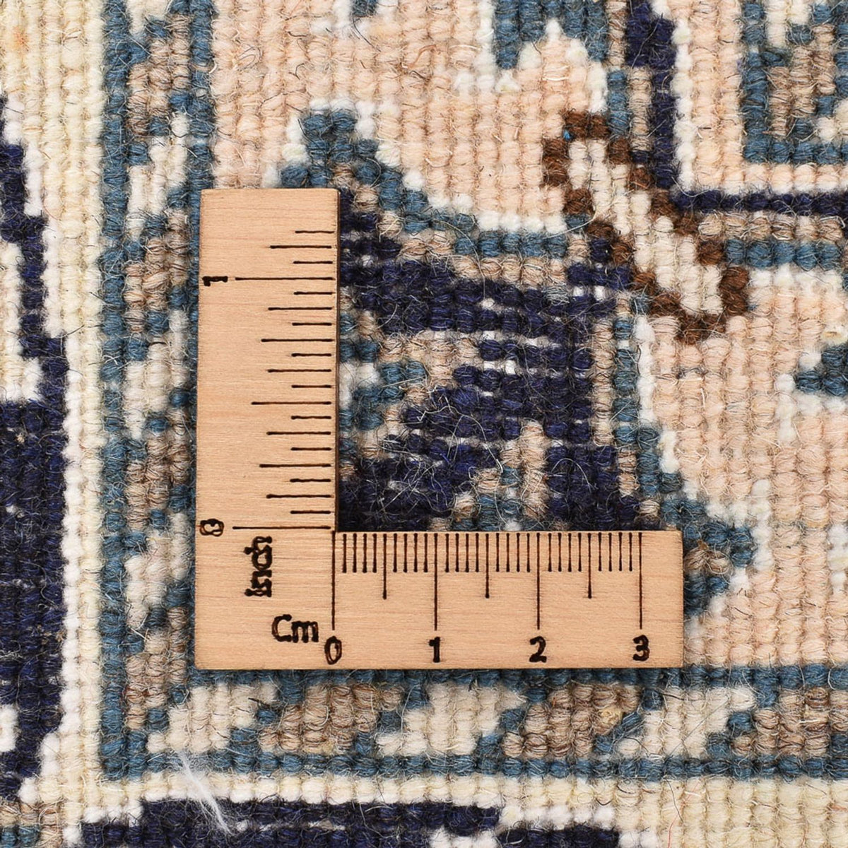 Tapis persan - Nain - 207 x 149 cm - bleu foncé