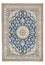 Tapis persan - Nain - 234 x 166 cm - bleu