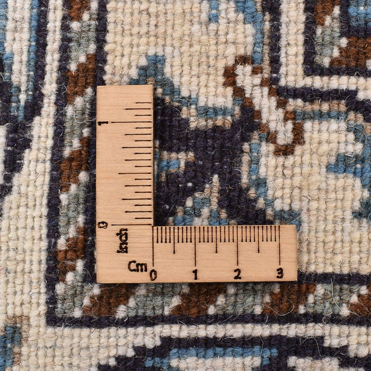 Tapis persan - Nain - 234 x 166 cm - bleu