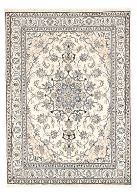 Tapis persan - Nain - 241 x 164 cm - beige clair