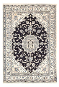 Tapis persan - Nain - 245 x 166 cm - bleu foncé