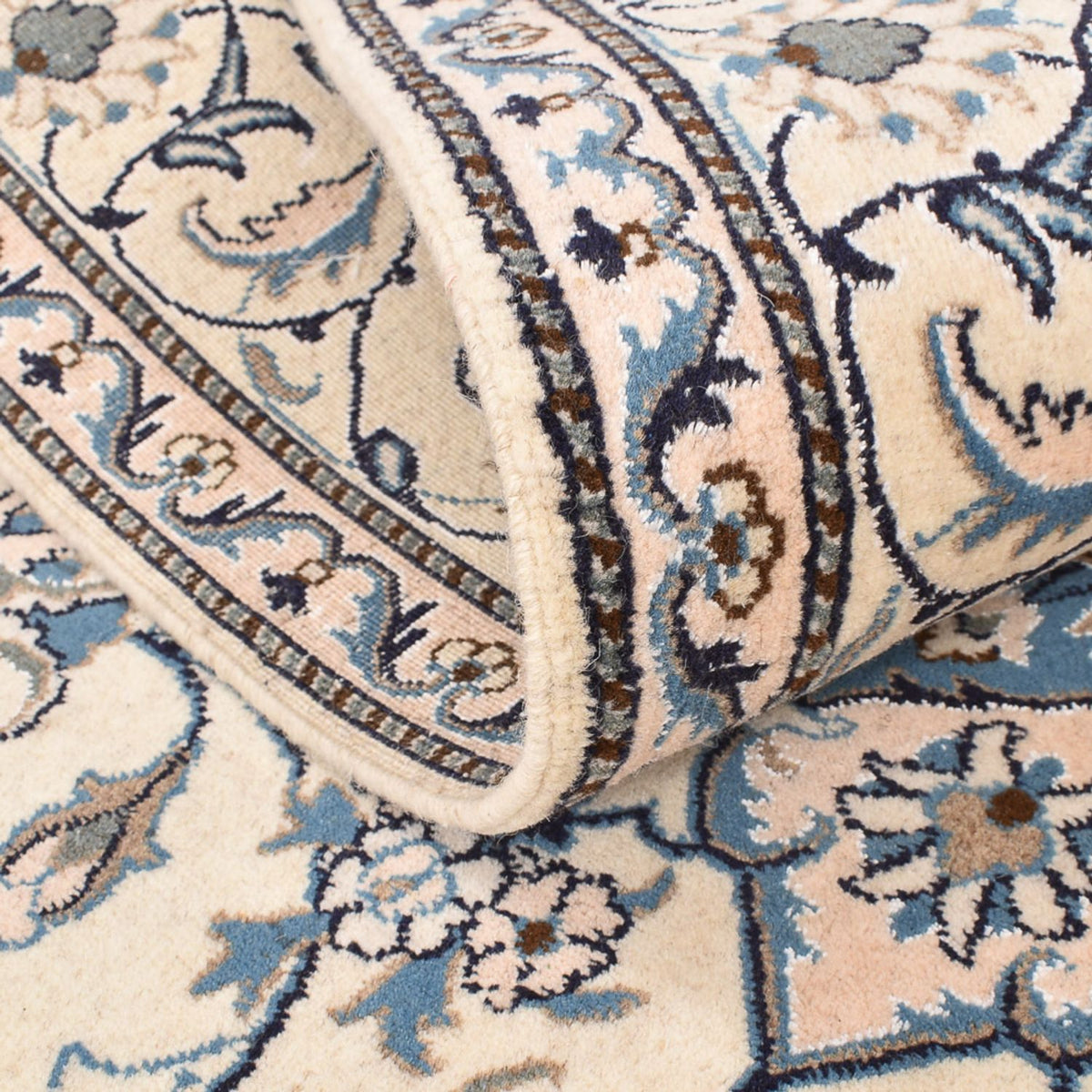 Tapis persan - Nain - 230 x 167 cm - beige clair