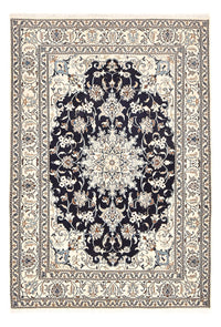 Tapis persan - Nain - 237 x 165 cm - bleu foncé