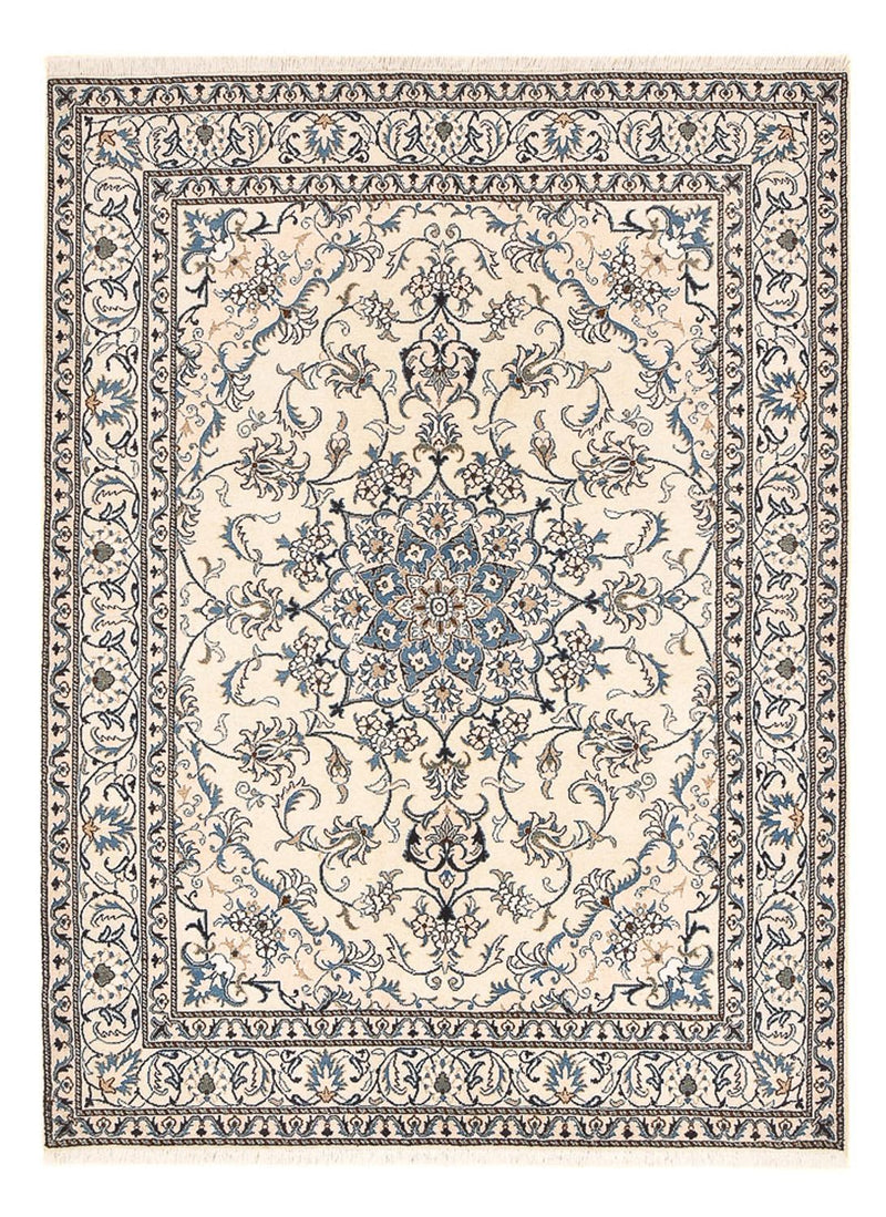 Tapis persan - Nain - 239 x 170 cm - beige clair
