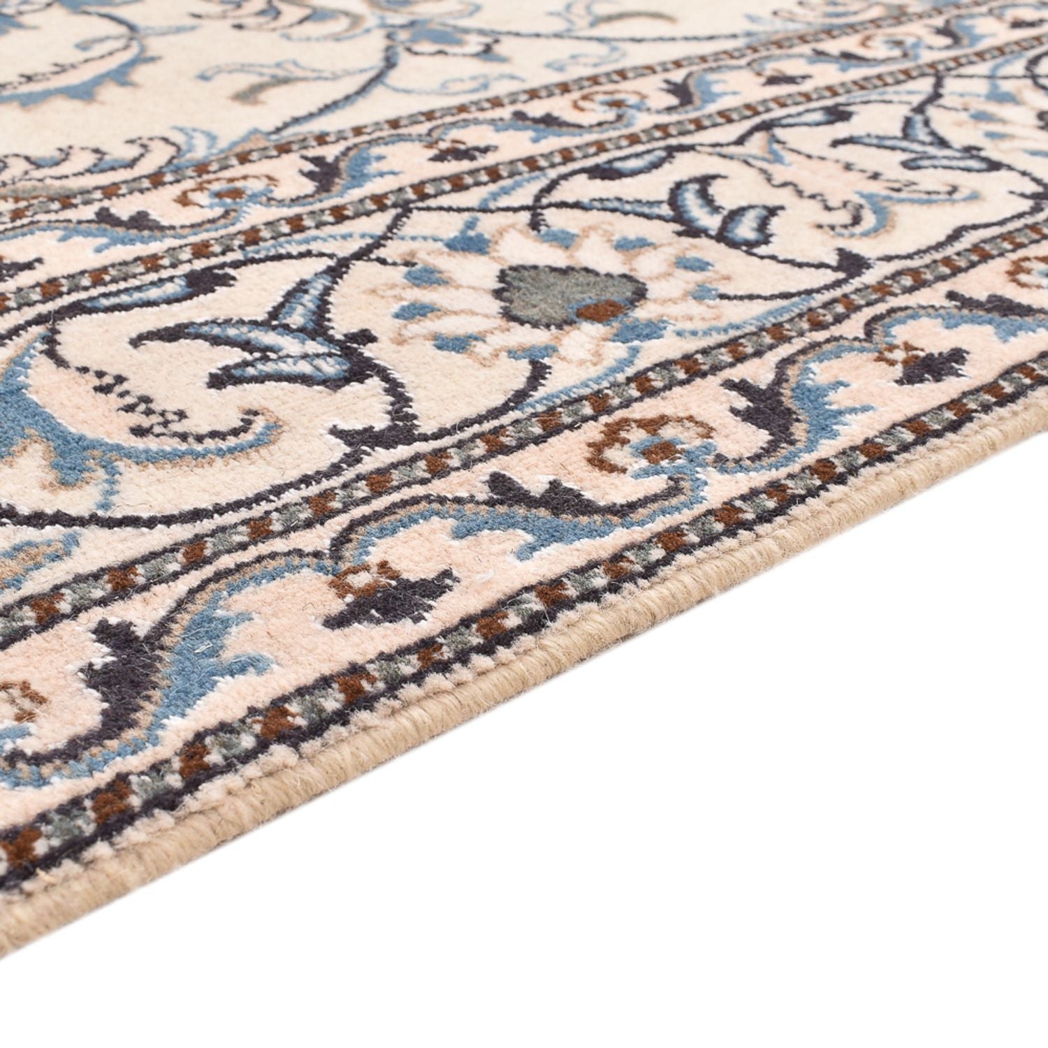 Tapis persan - Nain - 239 x 170 cm - beige clair
