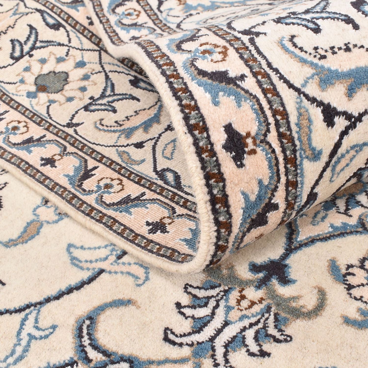 Tapis persan - Nain - 239 x 170 cm - beige clair