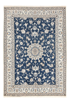 Tapis persan - Nain - 247 x 167 cm - bleu foncé