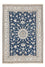 Tapis persan - Nain - 247 x 167 cm - bleu foncé