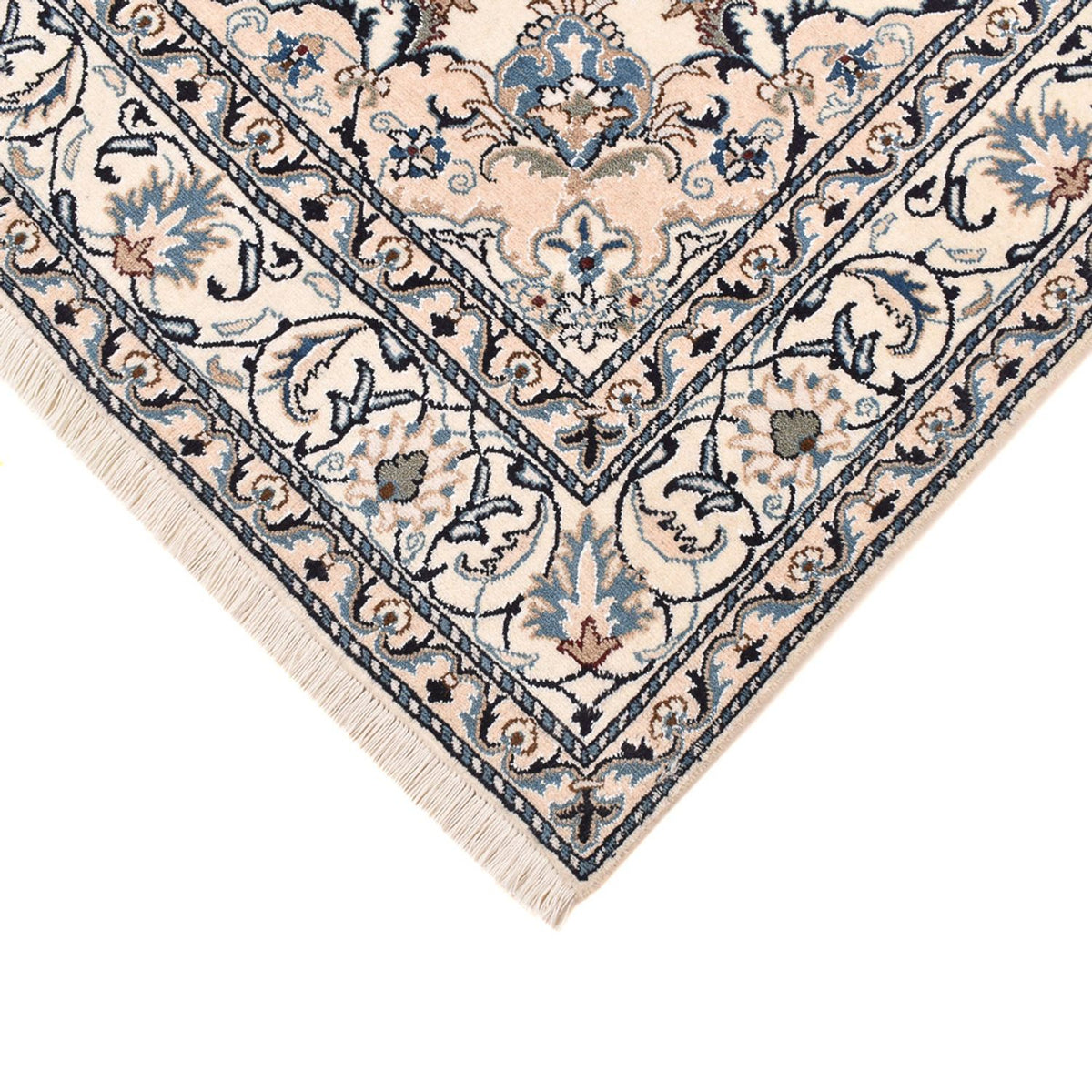 Tapis persan - Nain - 236 x 164 cm - beige clair