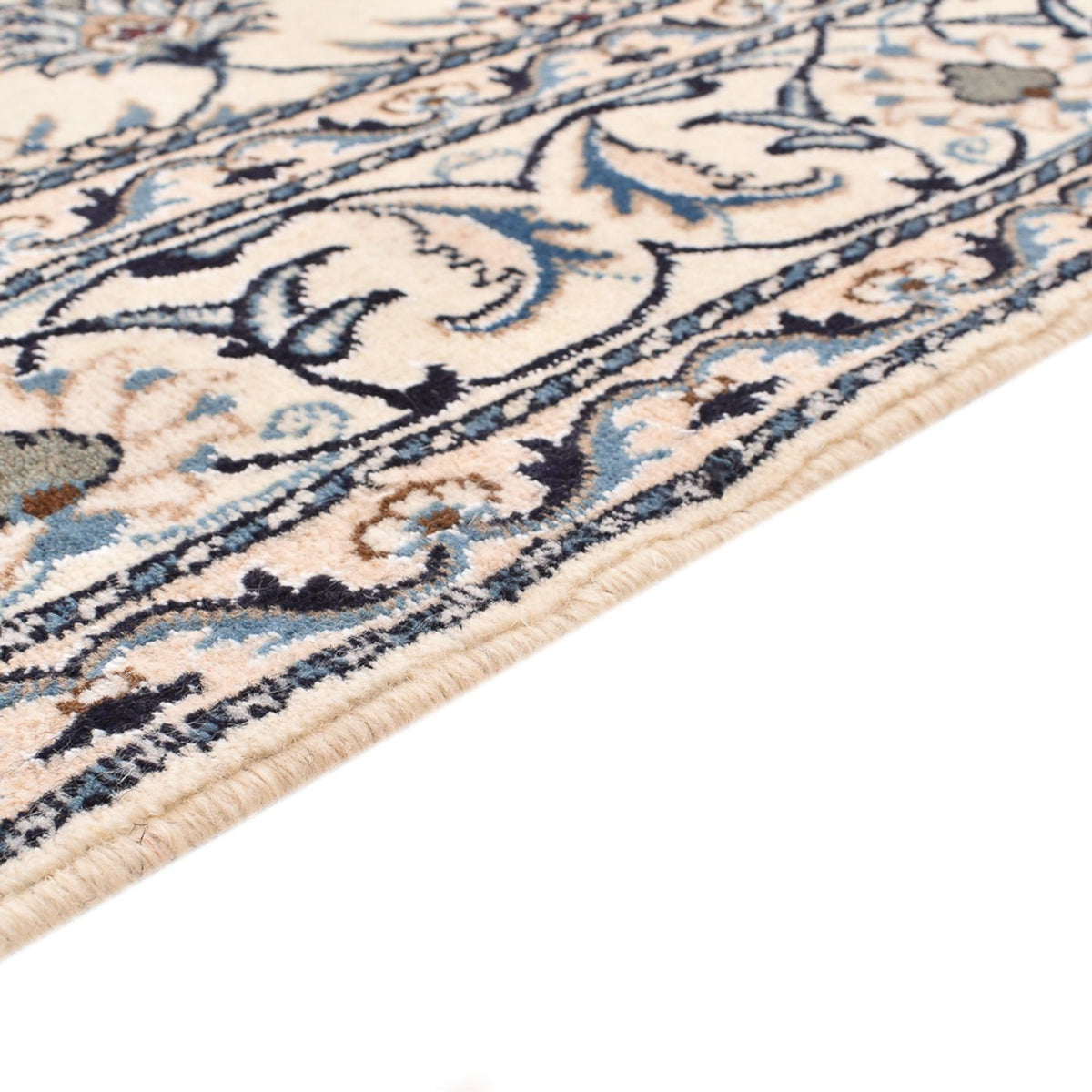 Tapis persan - Nain - 236 x 164 cm - beige clair