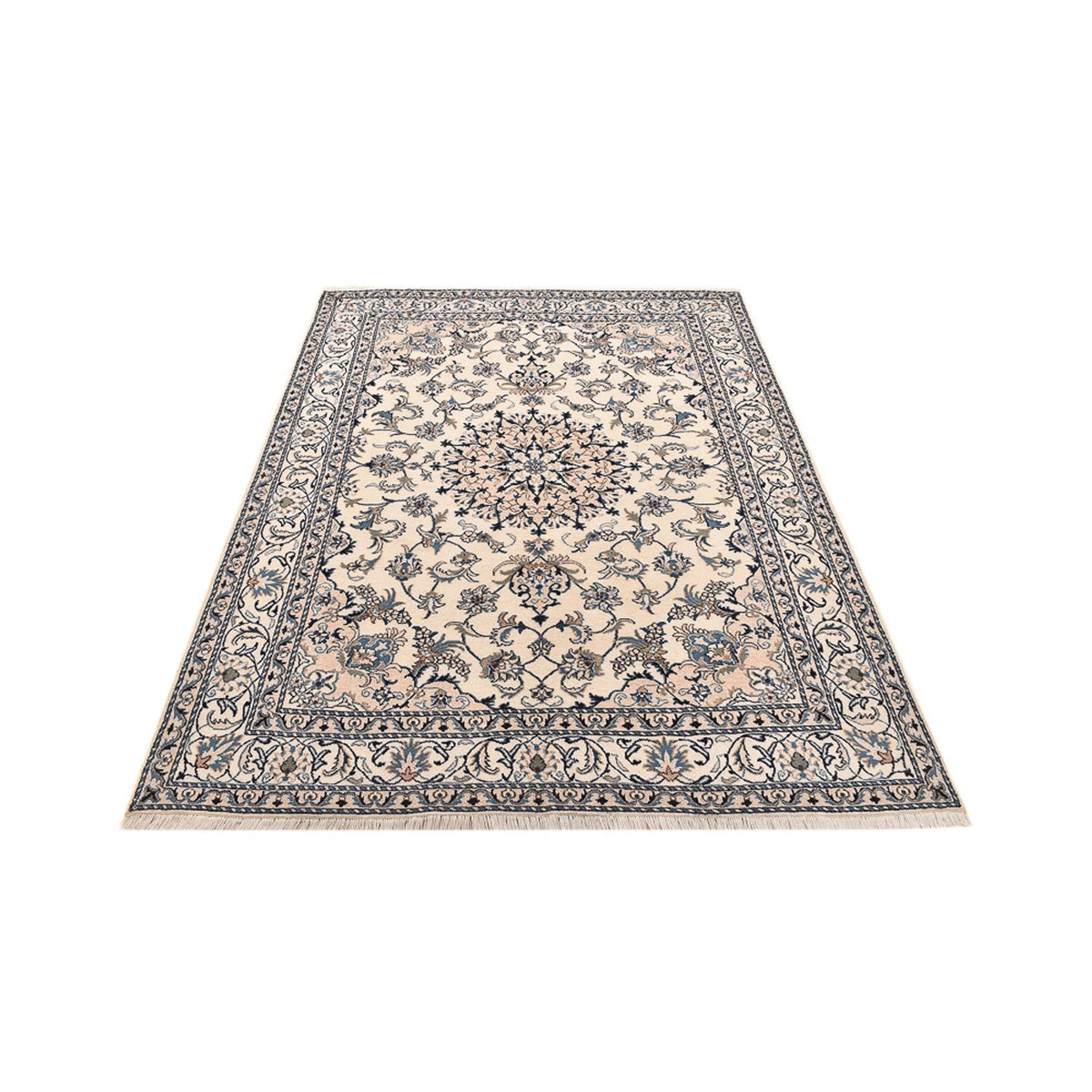 Tapis persan - Nain - 236 x 164 cm - beige clair