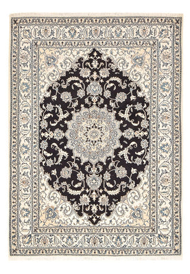 Tapis persan - Nain - 240 x 165 cm - bleu foncé