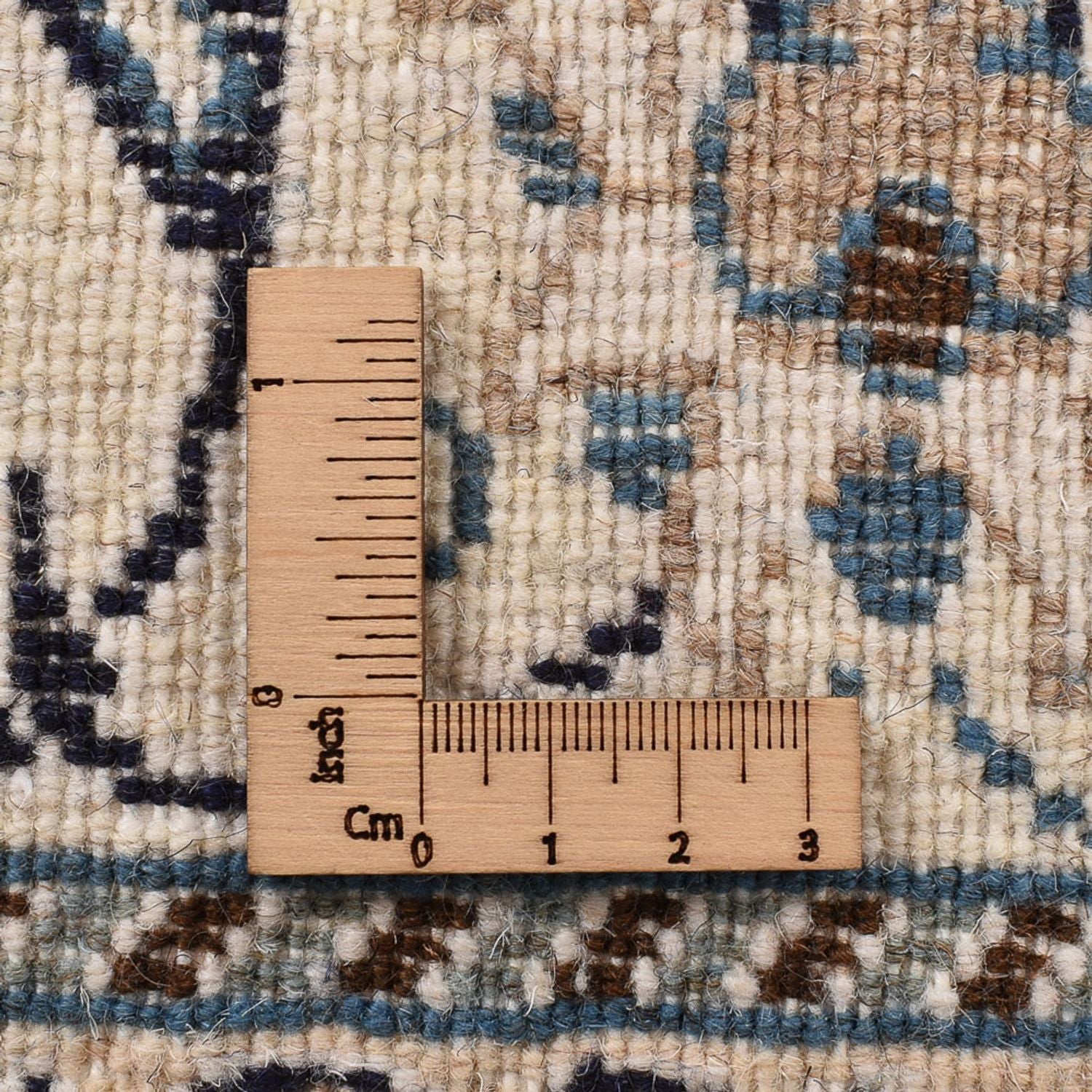 Tapis persan - Nain - 240 x 165 cm - bleu foncé