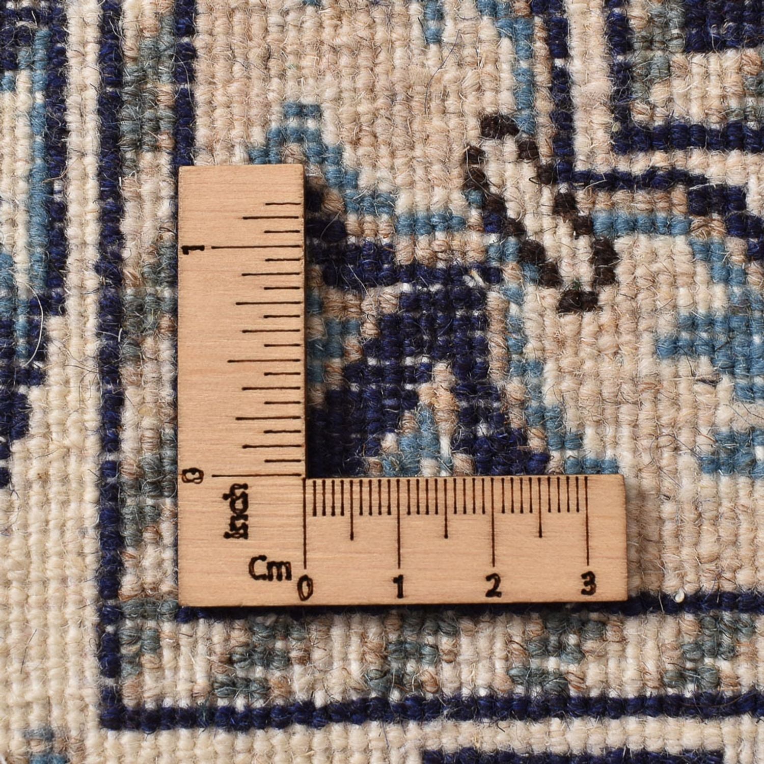 Tapis persan - Nain - 245 x 167 cm - bleu foncé