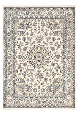 Tapis persan - Nain - 237 x 163 cm - beige clair