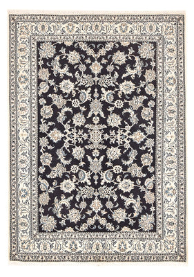 Tapis persan - Nain - 242 x 165 cm - bleu foncé