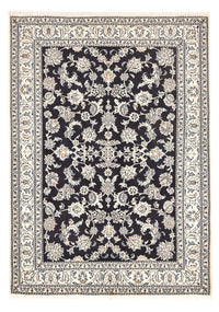 Tapis persan - Nain - 242 x 165 cm - bleu foncé