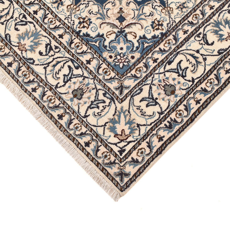 Tapis persan - Nain - 233 x 168 cm - bleu clair