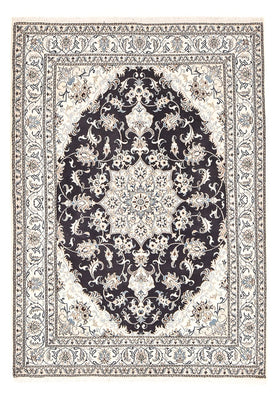Tapis persan - Nain - 238 x 161 cm - bleu foncé