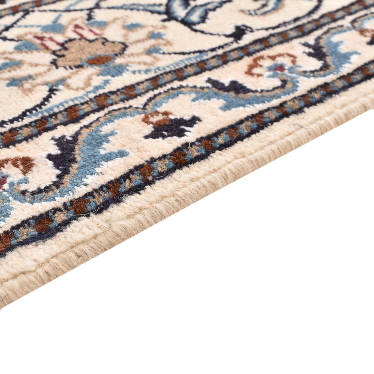 Tapis persan - Nain - 241 x 170 cm - beige clair