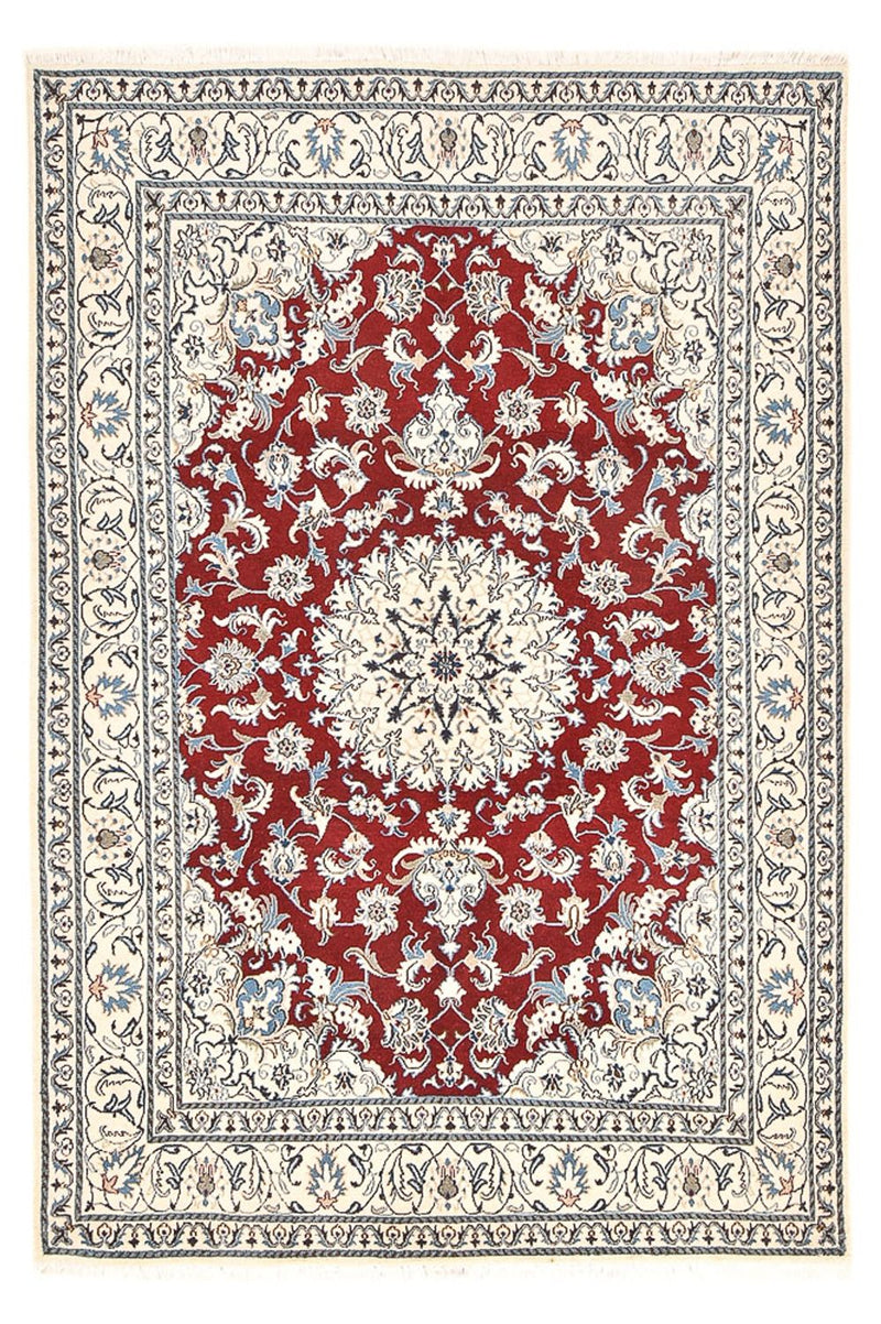 Tapis persan - Nain - 244 x 165 cm - rouge